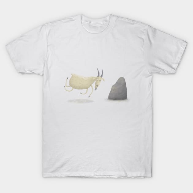 Angry capricorn T-Shirt by jurjenbertens